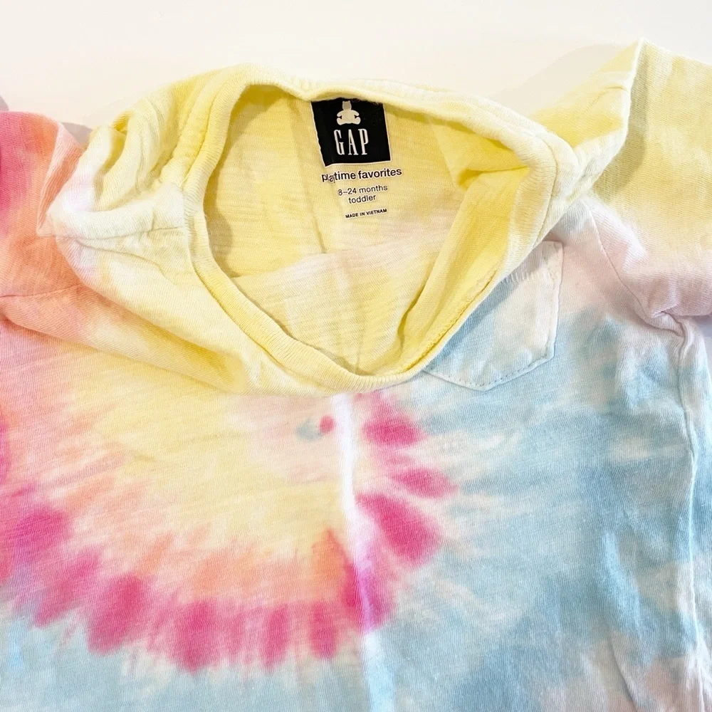 GAP 18-24M short sleeve tie dye tees